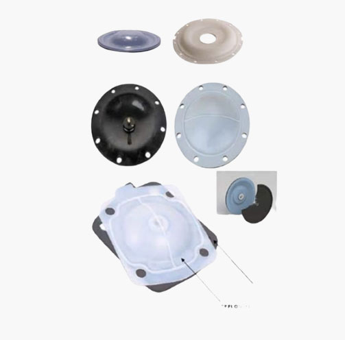 Teflon Coated EPDM/Silicone Rubber Diaphragms